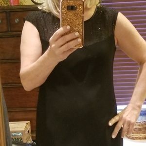 Black Donna Morgan cocktail dress